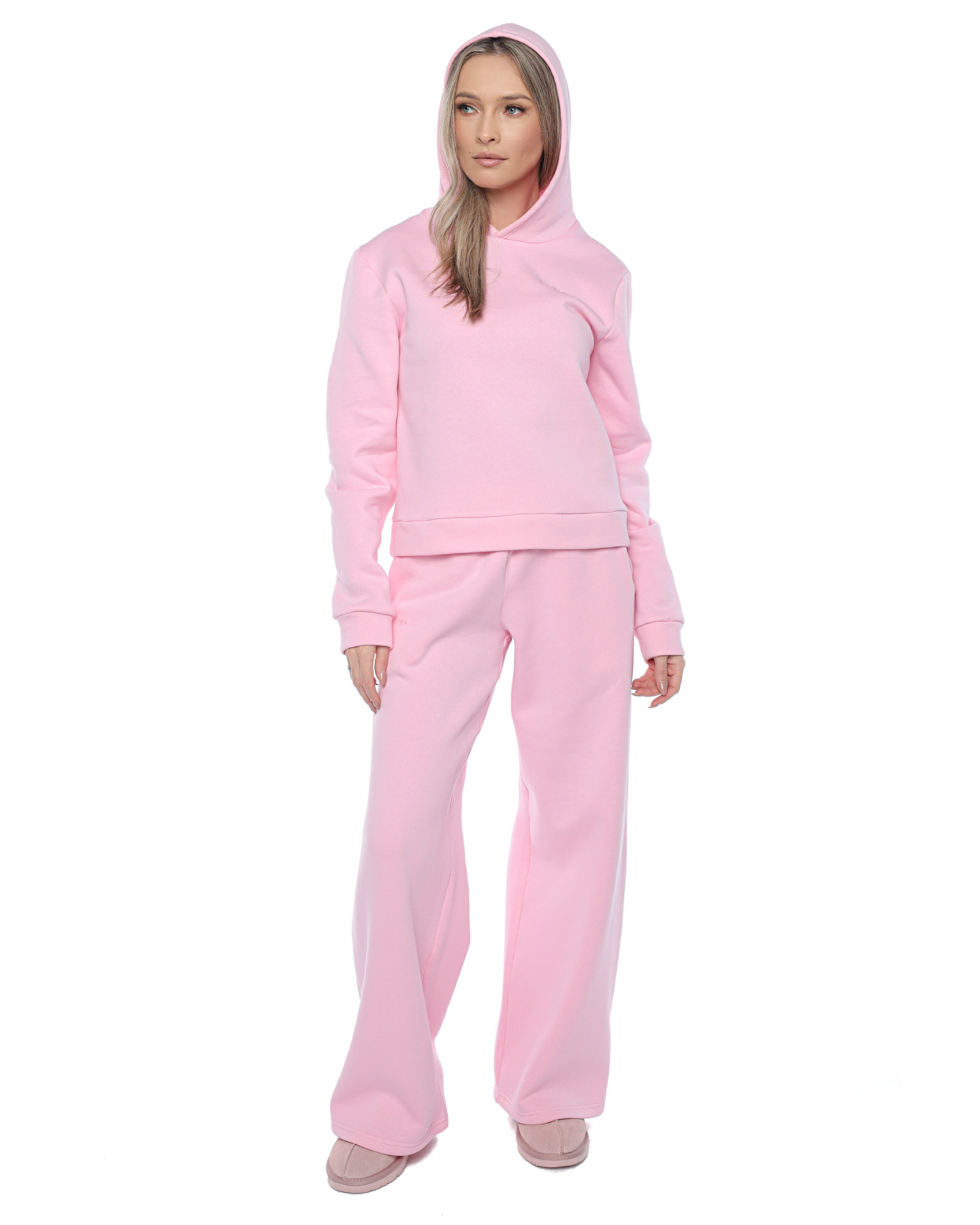 Trening: Hanorac si pantaloni evazati LADY PINK - Image 4