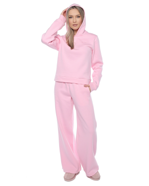 Trening: Hanorac si pantaloni evazati LADY PINK