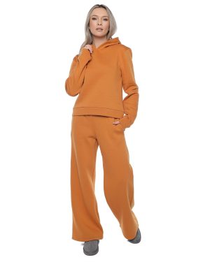 Trening: Hanorac si pantaloni evazati LADY ORANGE