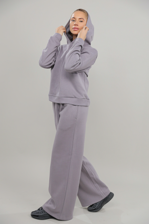 Trening: Hanorac si pantaloni evazati LADY GRAY